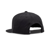 Fox Head Snapback Hat - Black / Charcoal