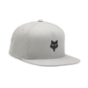 Fox Head Snapback Hat - Steel Grey 