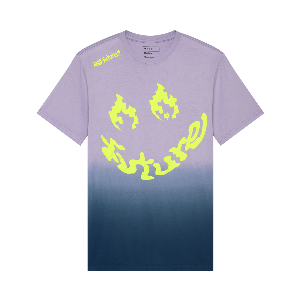 Hello Fox Short Sleeve Prem Tee - Lilac