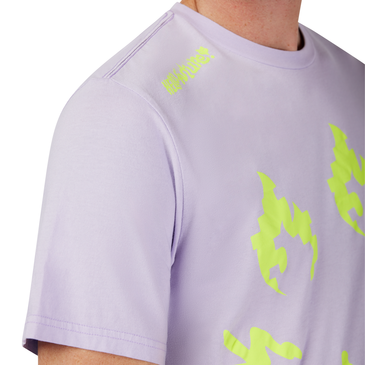 Hello Fox Short Sleeve Prem Tee - Lilac