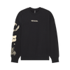 Hello Future Oversized Fleece Crew - Black