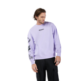Hello Future Oversized Fleece Crew - Lilac