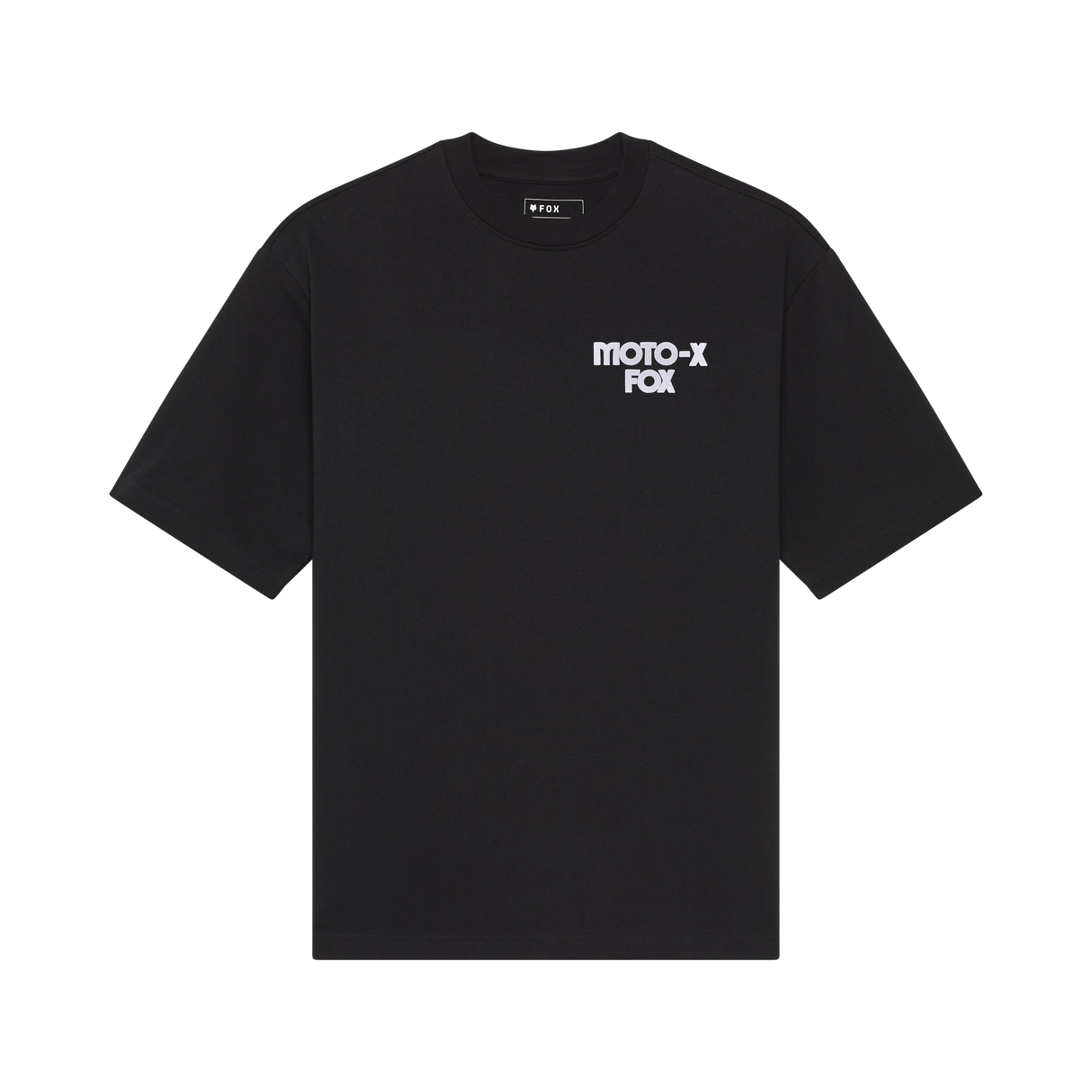 Moto-X Oversized Short Sleeve Tee - Black
