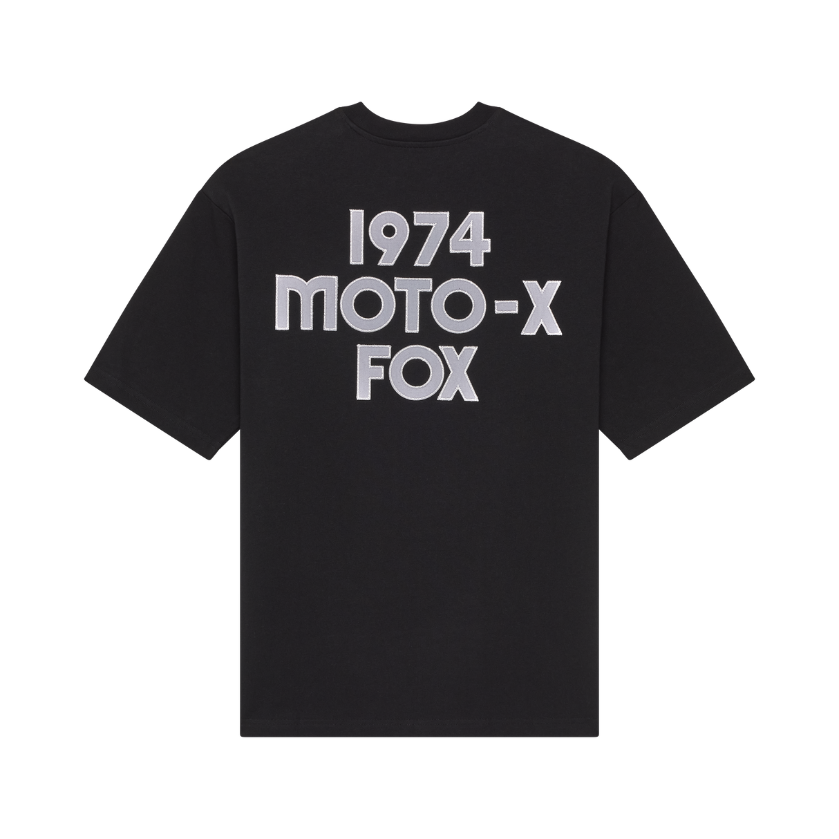 Moto-X Oversized Short Sleeve Tee - Black