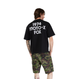 Moto-X Oversized Short Sleeve Tee - Black