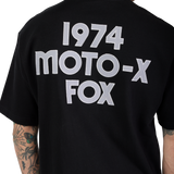 Moto-X Oversized Short Sleeve Tee - Black