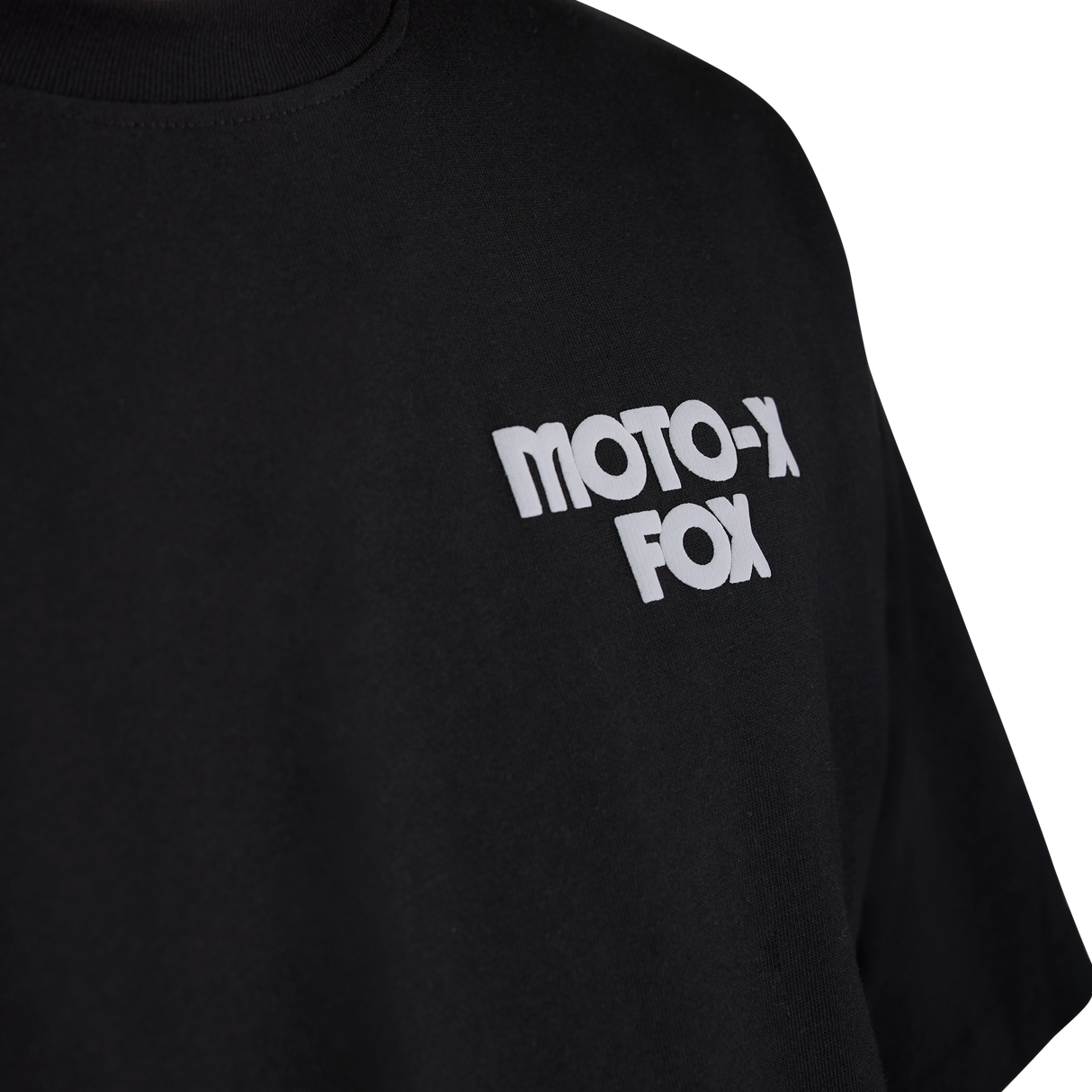 Moto-X Oversized Short Sleeve Tee - Black