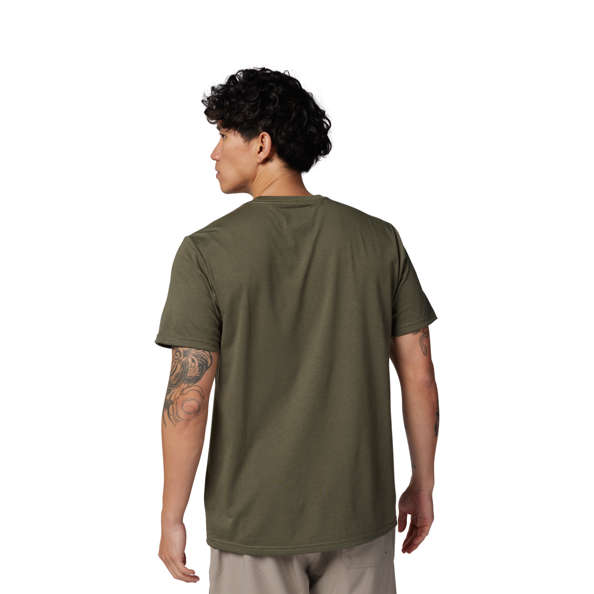 Non Stop Short Sleeve Tech T-Shirt - Olive Green