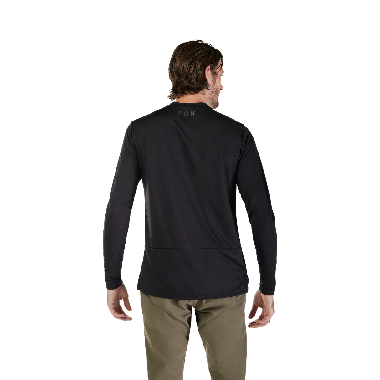 Ranger Long Sleeve Jersey Fox Head - Black