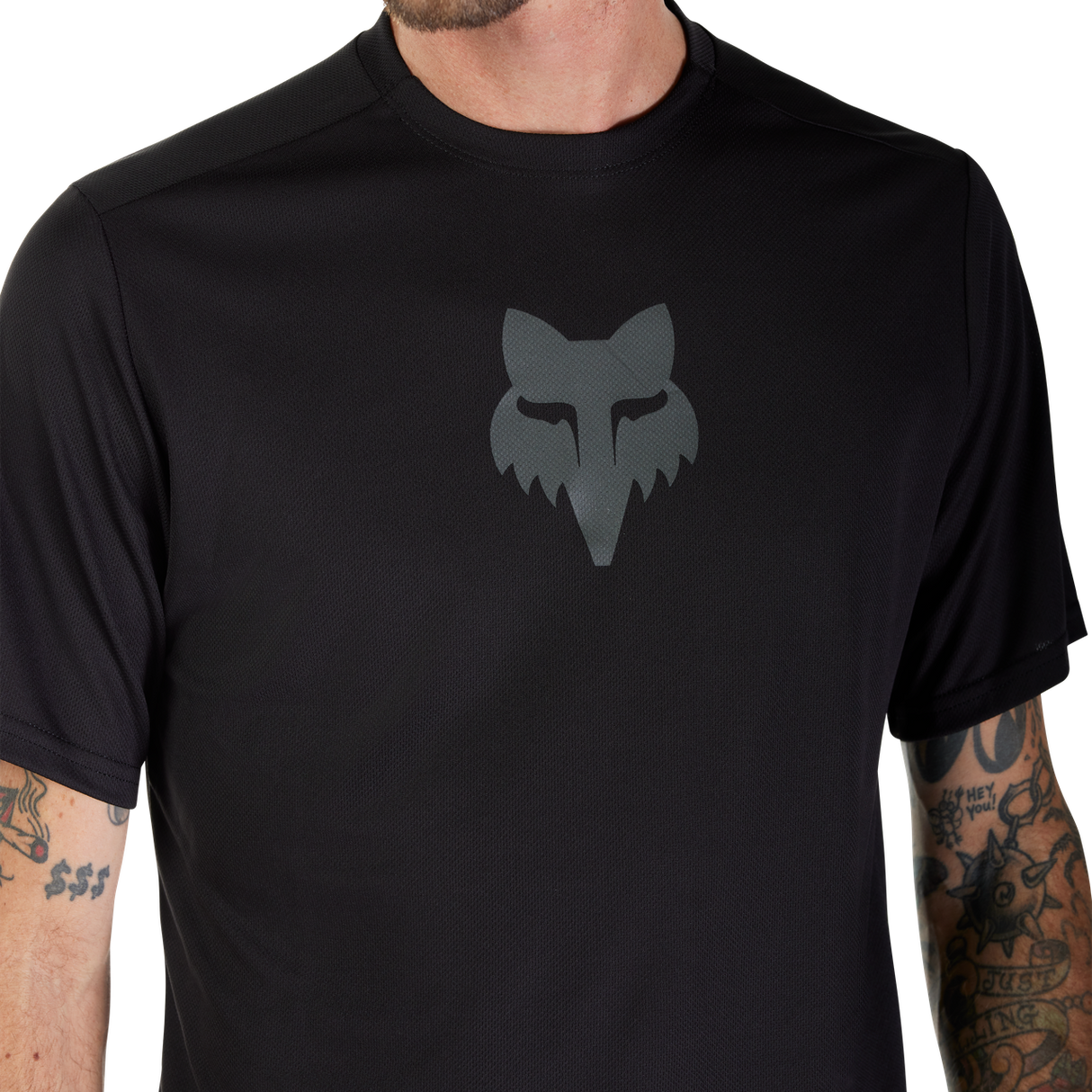 Ranger Short Sleeve Jersey Fox Head - Black
