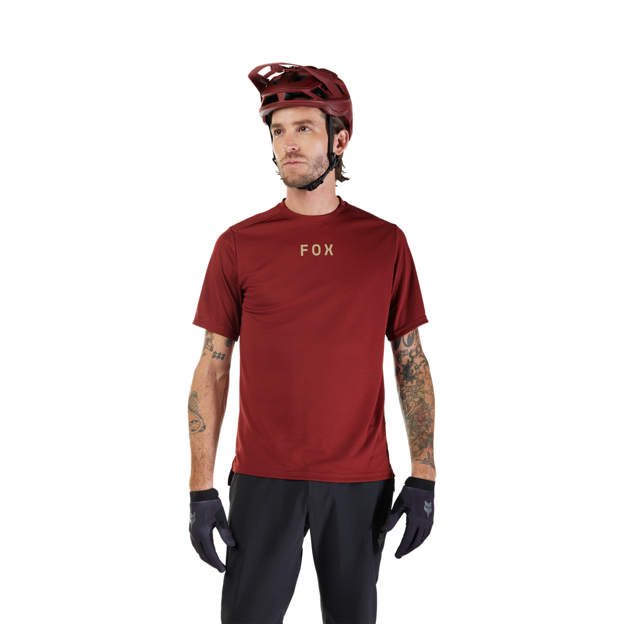 Ranger Short Sleeve Jersey Wordmark - Rust