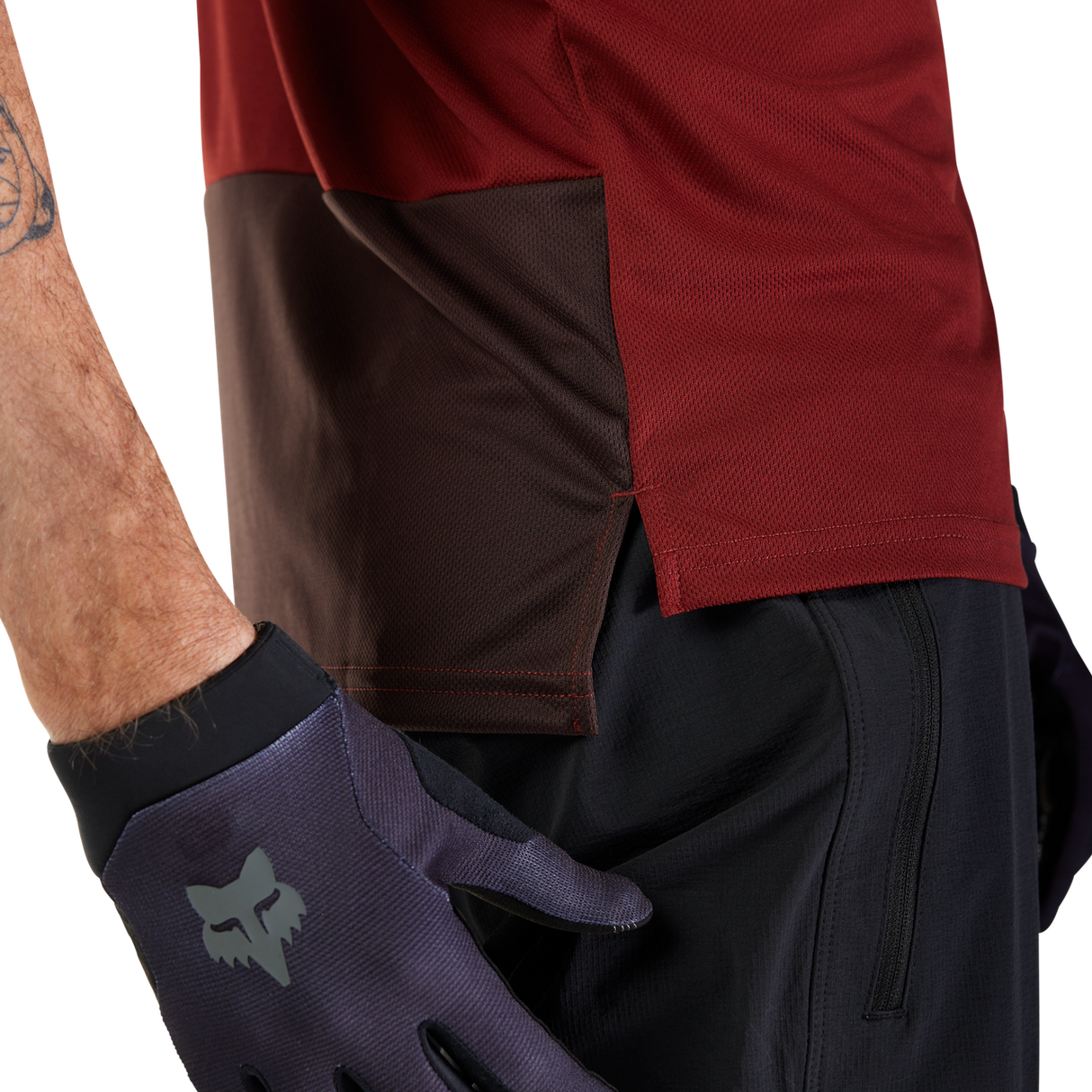 Ranger Short Sleeve Jersey Wordmark - Rust