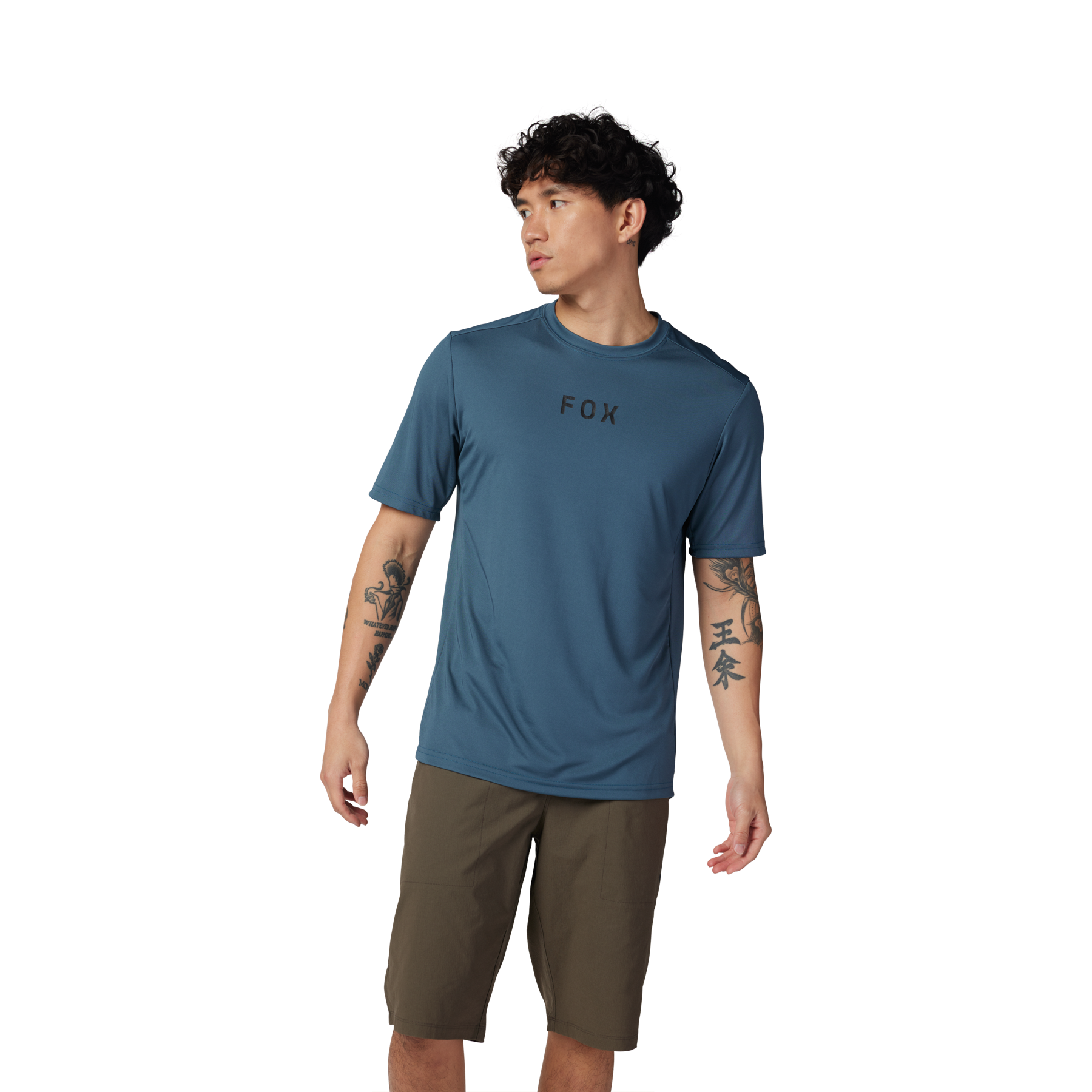 FOX ジャージ 半袖 自転車用 Ranger Moth ブラック/L Fox Ranger SS Jersey Moth | BikesOnline AU