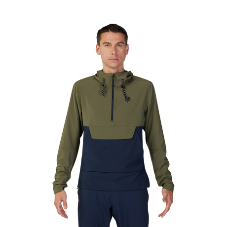 Ranger Wind Pullover - Olive Green