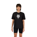 Women's Bark Short Sleeve Tech Tee - Black