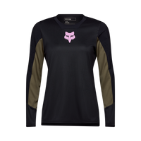 Women's Defend Long Sleeve Jersey Park - Black