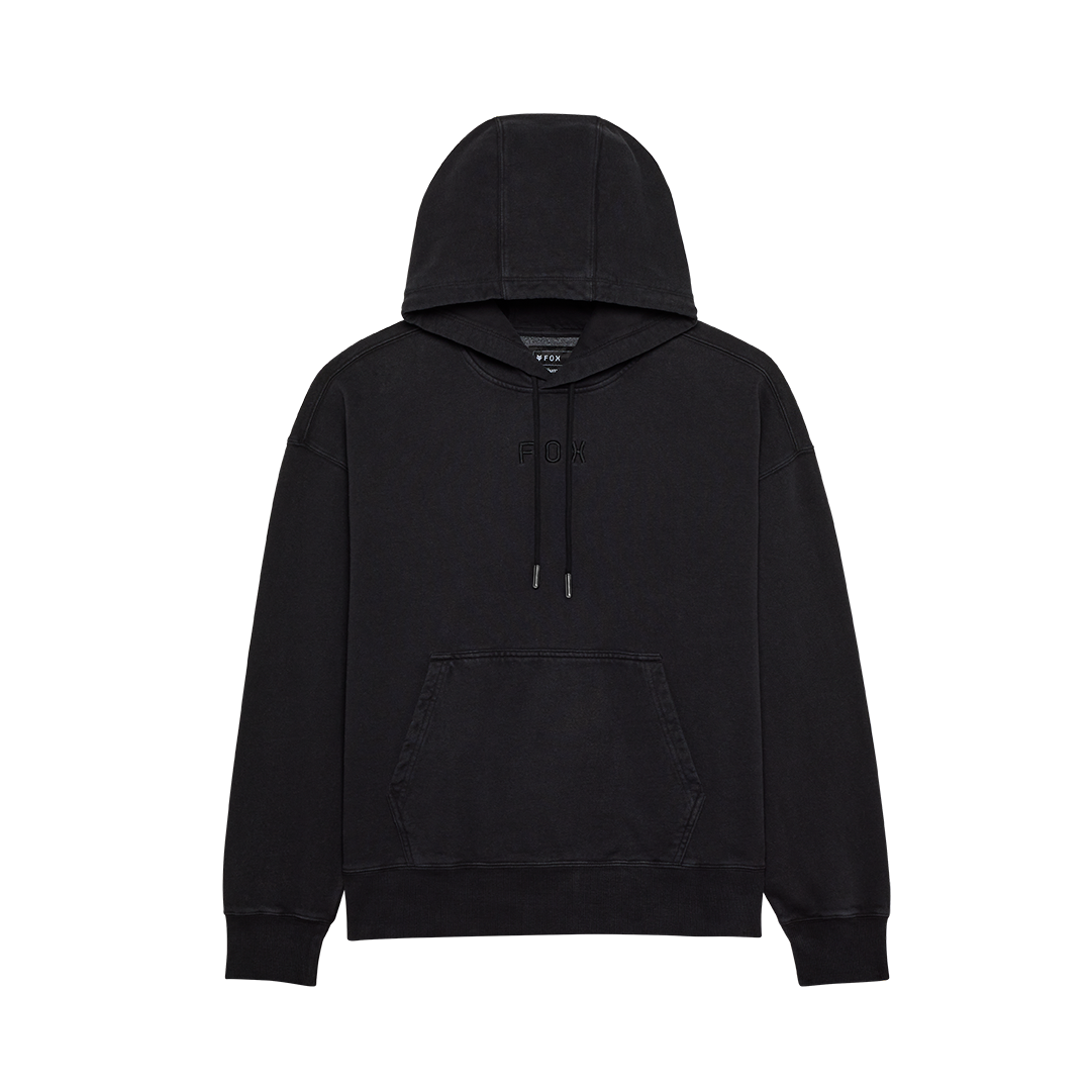 Wordmark Oversized Fleece Po - Black