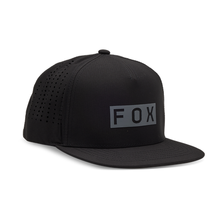 Wordmark Tech Snapback Hat - Black