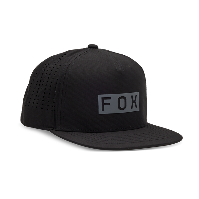 Wordmark Tech Snapback Hat - Black