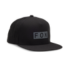 Wordmark Tech Snapback Hat - Black 