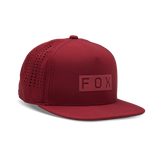 Wordmark Tech Snapback Hat - Scarlet