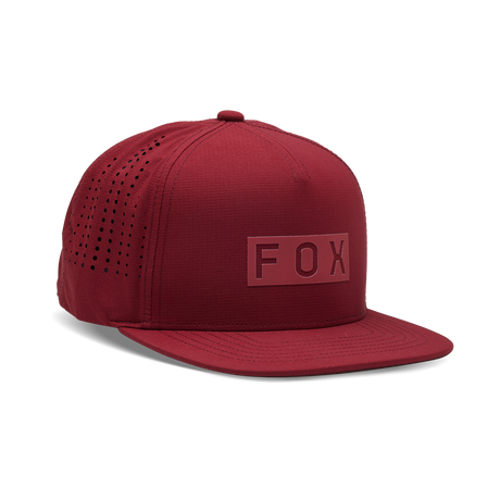 Wordmark Tech Snapback Hat - Scarlet