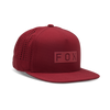 Wordmark Tech Snapback Hat - Scarlet 