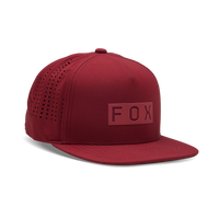 Wordmark Tech Snapback Hat - Scarlet 