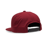 Wordmark Tech Snapback Hat - Scarlet