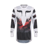 180 Kairos Jersey - White/Fluorescent Red