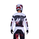 180 Kairos Jersey - White/Fluorescent Red