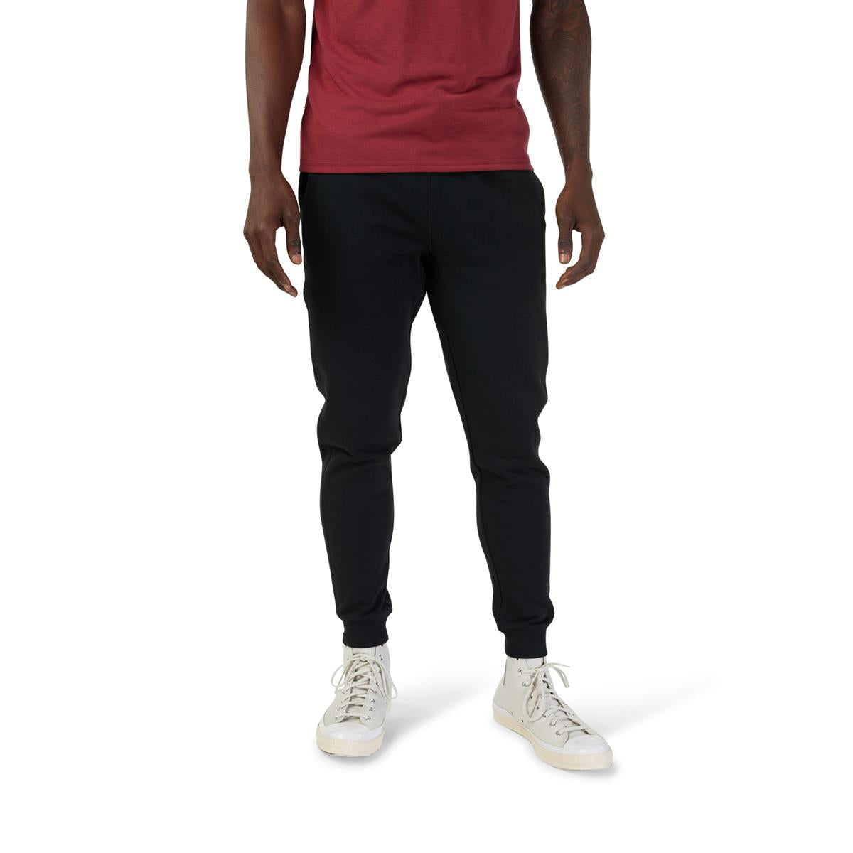 Fox Head Fleece Jogger - Black