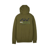 Leo Fleece Pullover - Olive Green