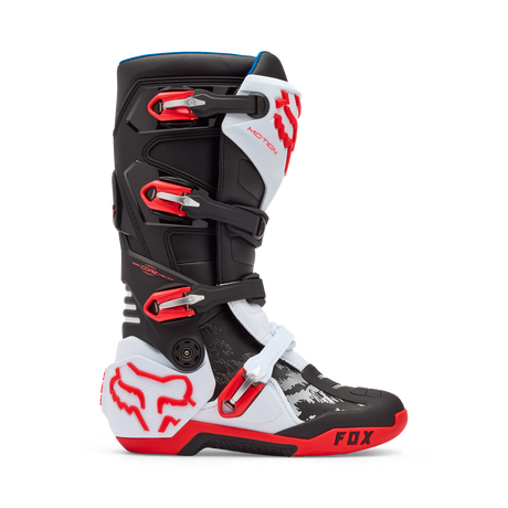Motion Boot - White/Fluorescent Red