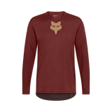 Ranger Long Sleeve Jersey Fox Head - Rust
