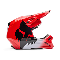 V1 Shield Fullface Helm - Fluorescent Red