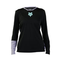 Women's Defend Race Long-Sleeve Jersey - Schwarz 