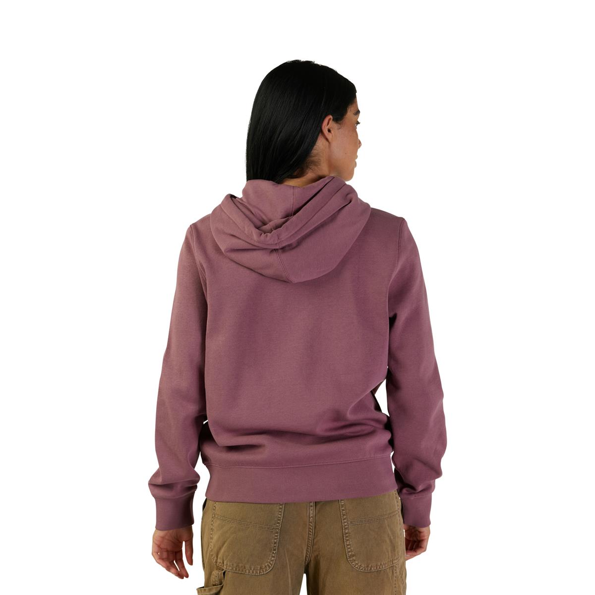 Women's Fox Head Fleece Pullover - Cordovan