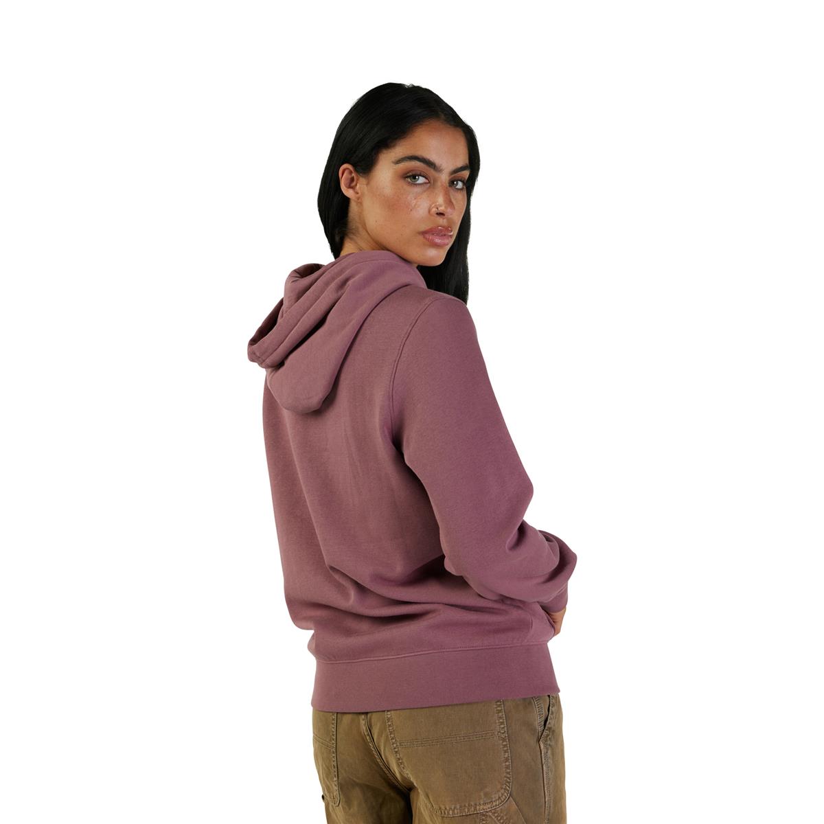 Women's Fox Head Fleece Pullover - Cordovan