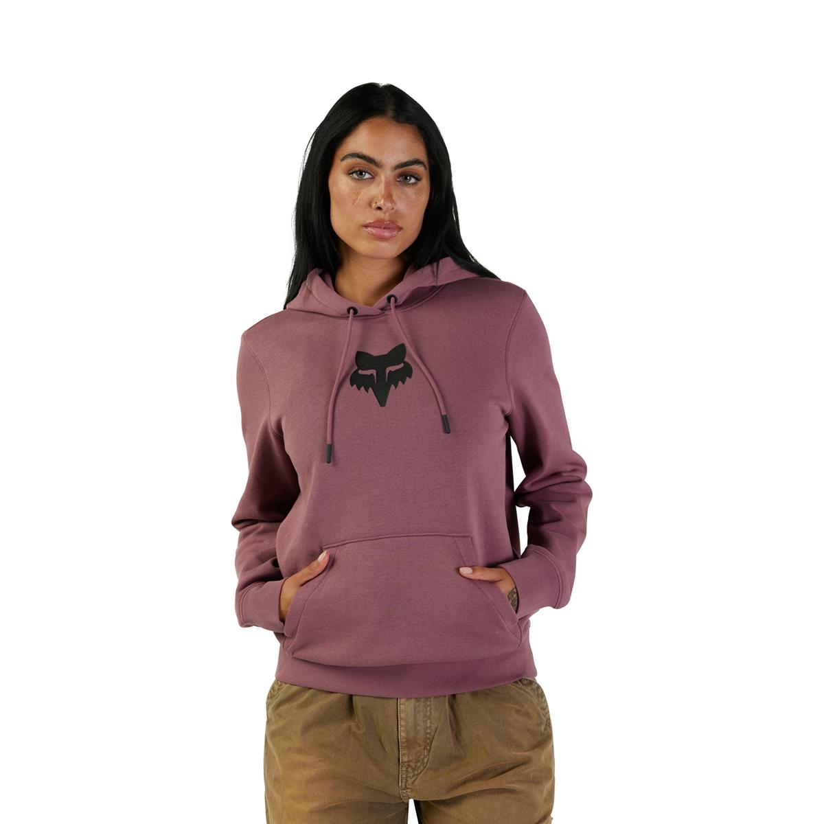 Women's Fox Head Fleece Pullover - Cordovan
