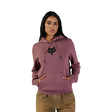 Women's Fox Head Fleece Pullover - Cordovan
