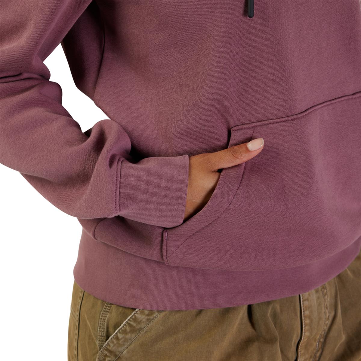 Women's Fox Head Fleece Pullover - Cordovan