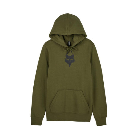 Women's Fox Head Fleece Pullover - Olive Green