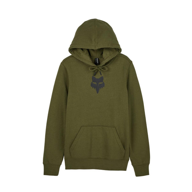 Women's Fox Head Fleece Pullover - Olive Green