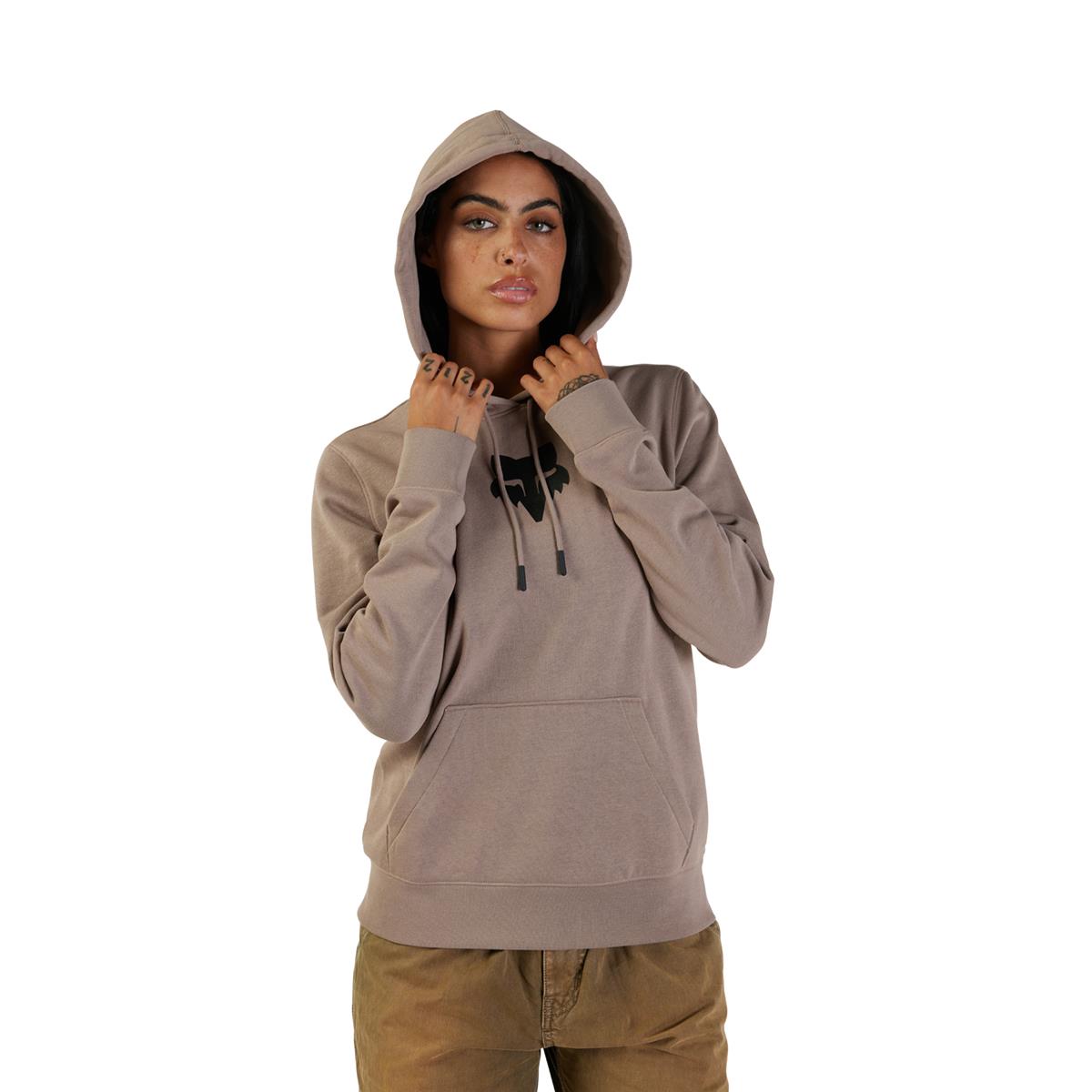 Women's Fox Head Fleece Pullover - Taupe