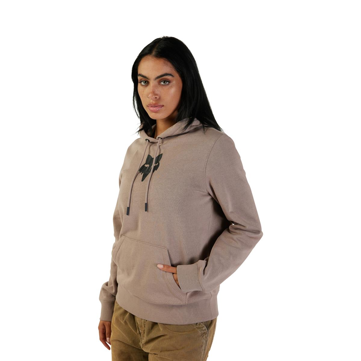Women's Fox Head Fleece Pullover - Taupe