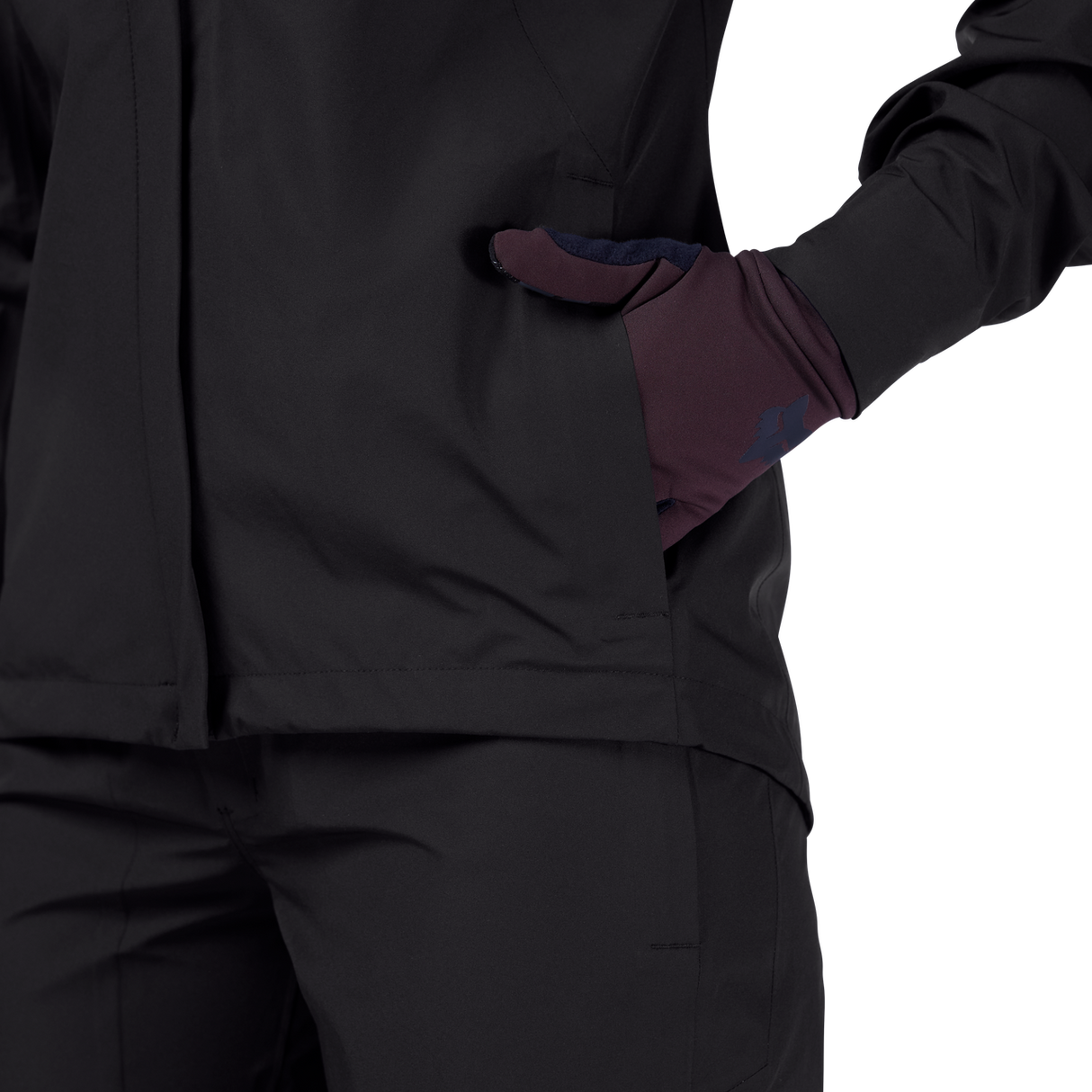 Womens Ranger Regenjacke - Black