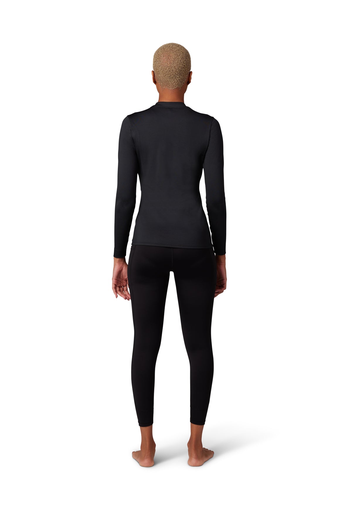Women's Tecbase Fire Long-Sleeve Shirt - Black