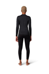 Women's Tecbase Fire Long-Sleeve Shirt - Black