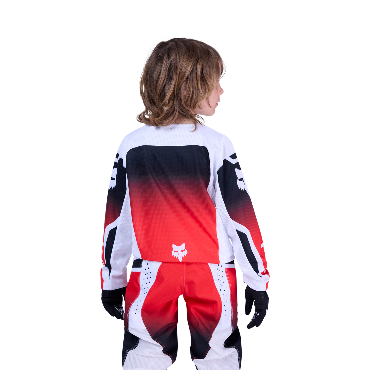 Youth 180 Shield Jersey - Fluorescent Red
